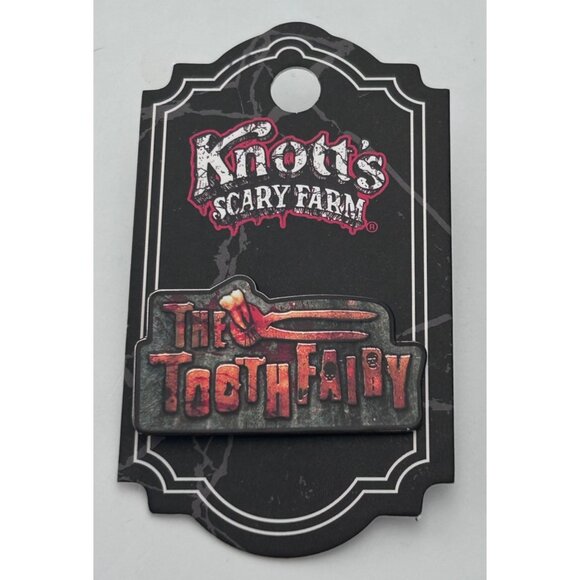 Knotts Scary Farm Tooth Fairy  Lapel Pin Halloween Horror Dark Theme - Picture 1 of 3